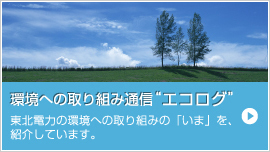 環境への取り組み通信“エコログ”