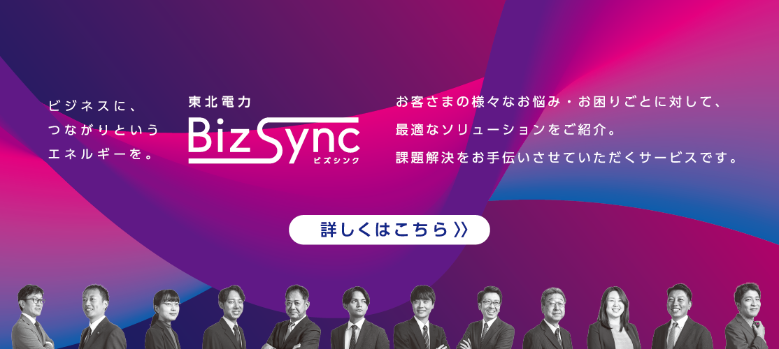 ���k�d��BizSync �X���C�h�摜