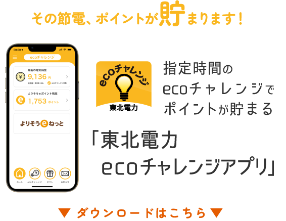 �w�莞�Ԃ�eco�`�������W�Ń|�C���g�����܂�u���k�d��eco�`�������W�A�v���v