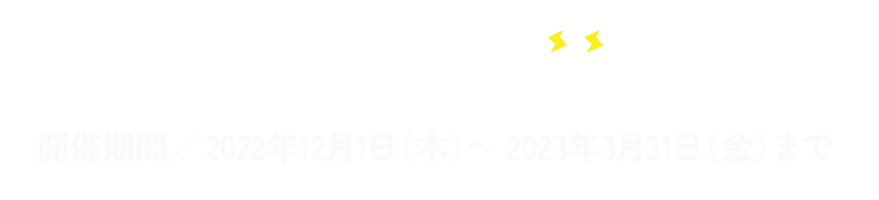 �O�N������@�ߓd�v���O�����L�����y�[���@�J�Ê��ԁ^2023�N3��31���i���j�܂�